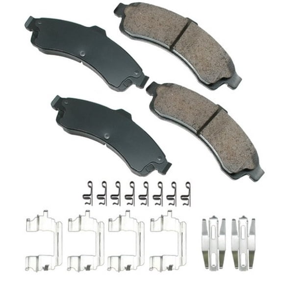 Disc Brake Pad Set Fits select: 2002-2005 CHEVROLET TRAILBLAZER, 2002-2005 GMC ENVOY