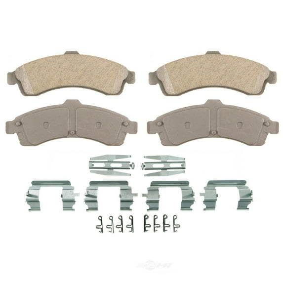 Disc Brake Pad Set Fits select: 2002-2005 CHEVROLET TRAILBLAZER, 2002-2005 GMC ENVOY
