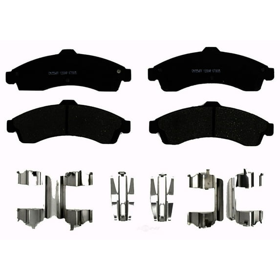 Disc Brake Pad Set Fits select: 2002-2005 CHEVROLET TRAILBLAZER, 2002-2005 GMC ENVOY