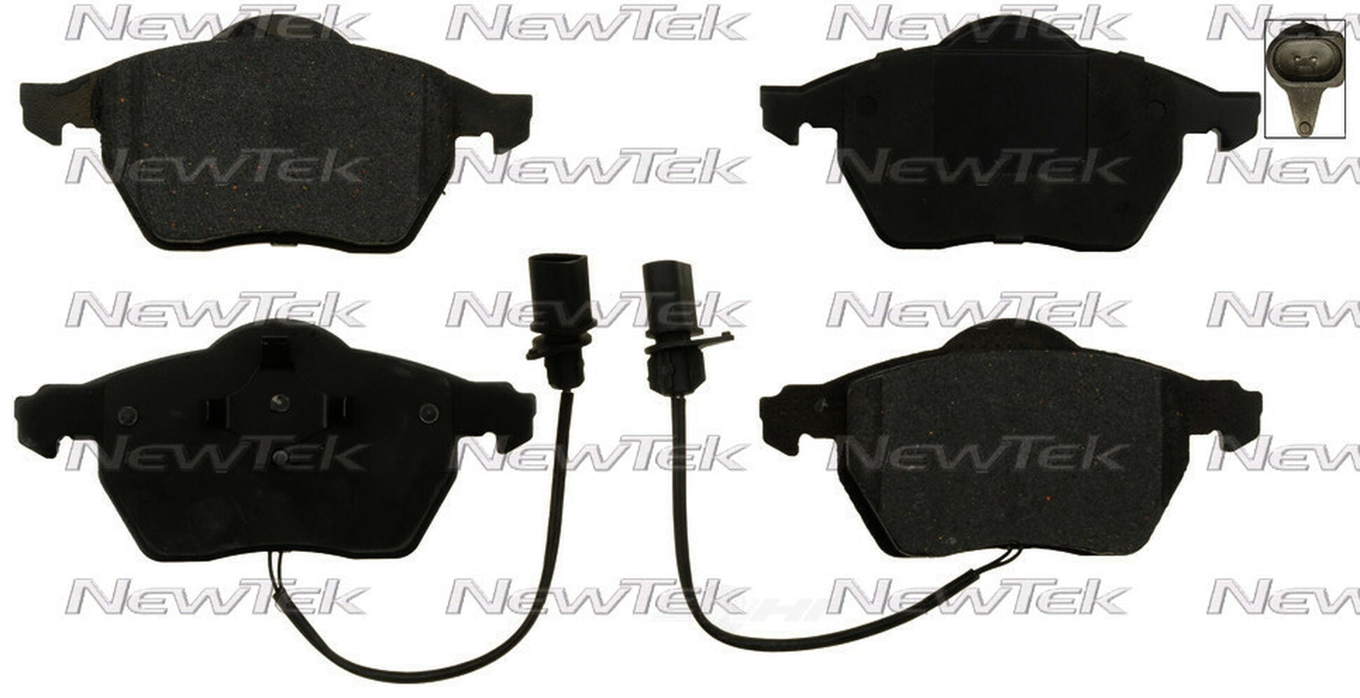 Disc Brake Pad Set Fits select: 2002-2005 VOLKSWAGEN PASSAT, 2000-2006 AUDI A4