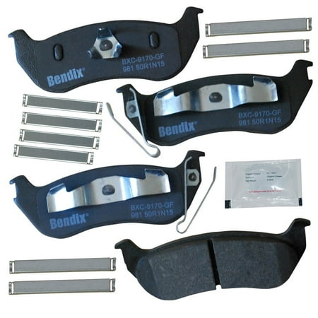 Disc Brake Pad Set Fits select: 2003-2005,2007 JEEP LIBERTY