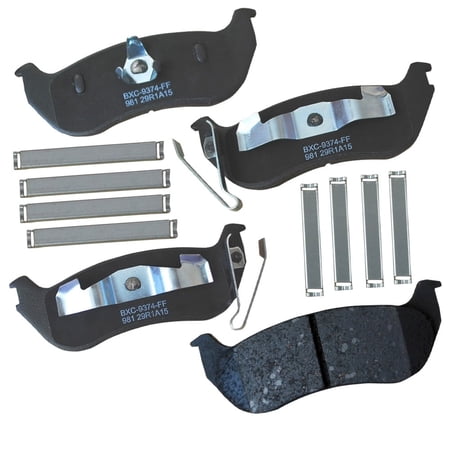 Disc Brake Pad Set Fits select: 2003-2005,2007 JEEP LIBERTY