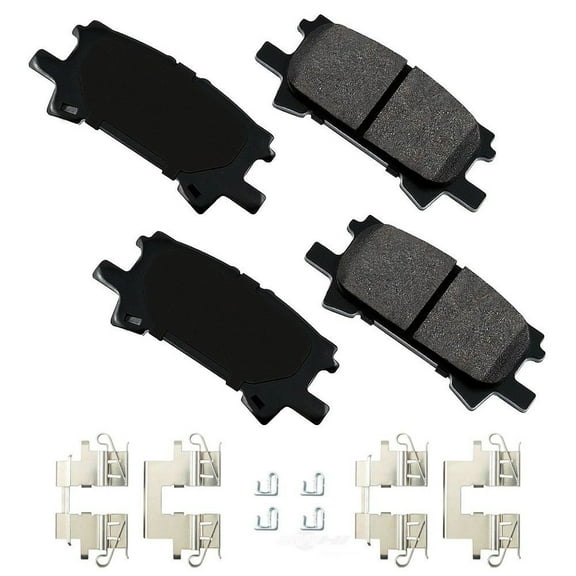 Disc Brake Pad Set Fits select: 2003-2007 TOYOTA HIGHLANDER, 2004-2009 LEXUS RX