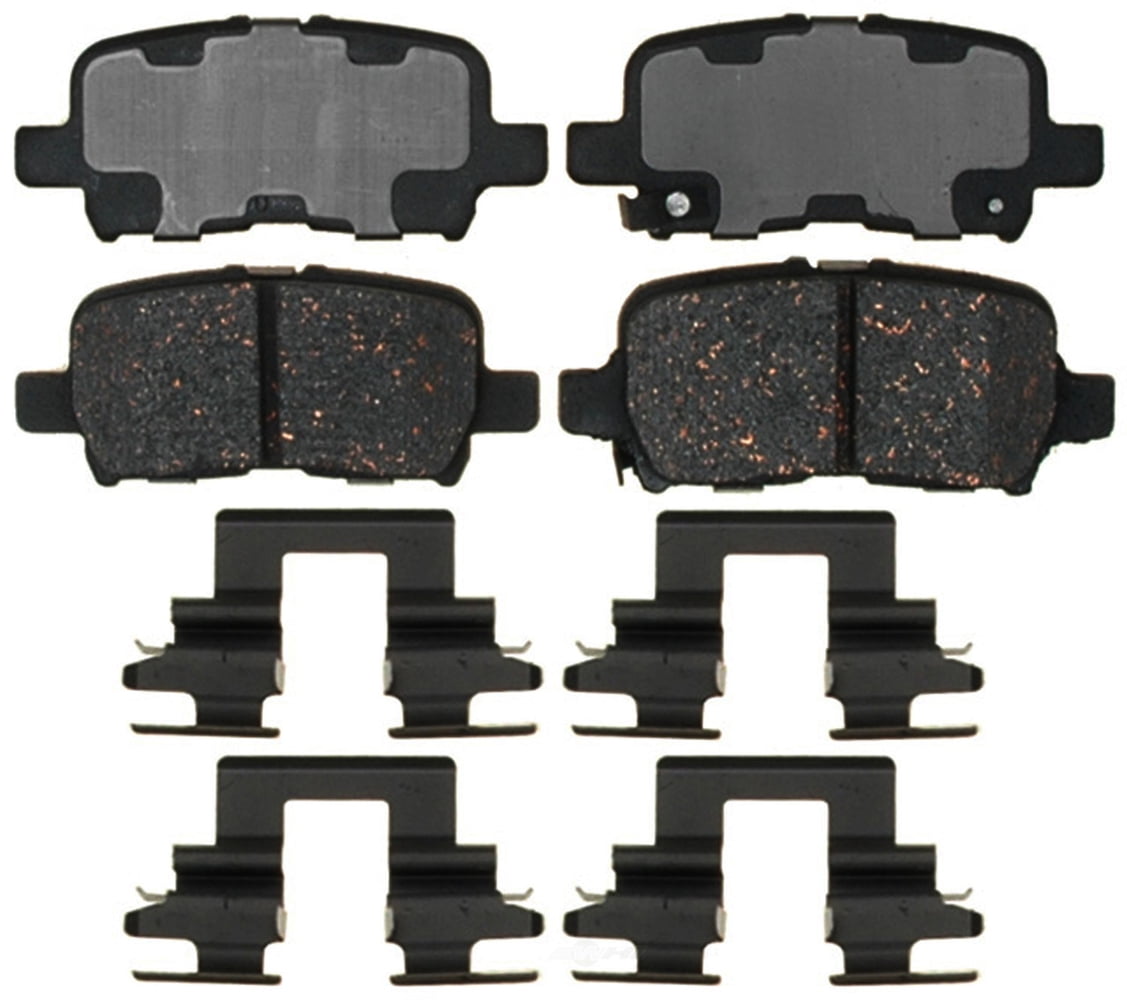 Auto Shack Rear Disc Brake Rotors & Ceramic Pads For 2002-2004 Honda Odyssey 3.5L V6