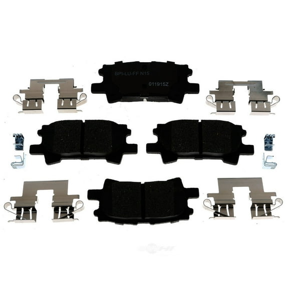 Disc Brake Pad Set Fits select: 2004-2007 TOYOTA HIGHLANDER, 2004-2009 LEXUS RX