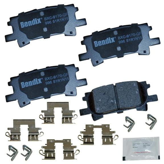 Disc Brake Pad Set Fits select: 2004-2007 TOYOTA HIGHLANDER, 2004-2009 LEXUS RX
