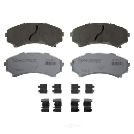 Disc Brake Pad Set Fits select: 2004-2008,2010-2011 MITSUBISHI ENDEAVOR
