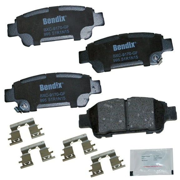 Disc Brake Pad Set Fits select: 2004-2010 TOYOTA SIENNA
