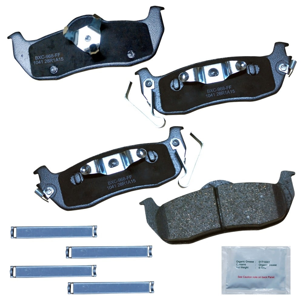Disc Brake Pad Set Fits select: 2004-2015 NISSAN TITAN, 2005-2010 JEEP GRAND CHEROKEE