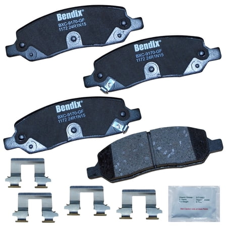 Disc Brake Pad Set Fits select: 2006-2011 BUICK LUCERNE, 2006 CADILLAC COMMERCIAL CHASSIS