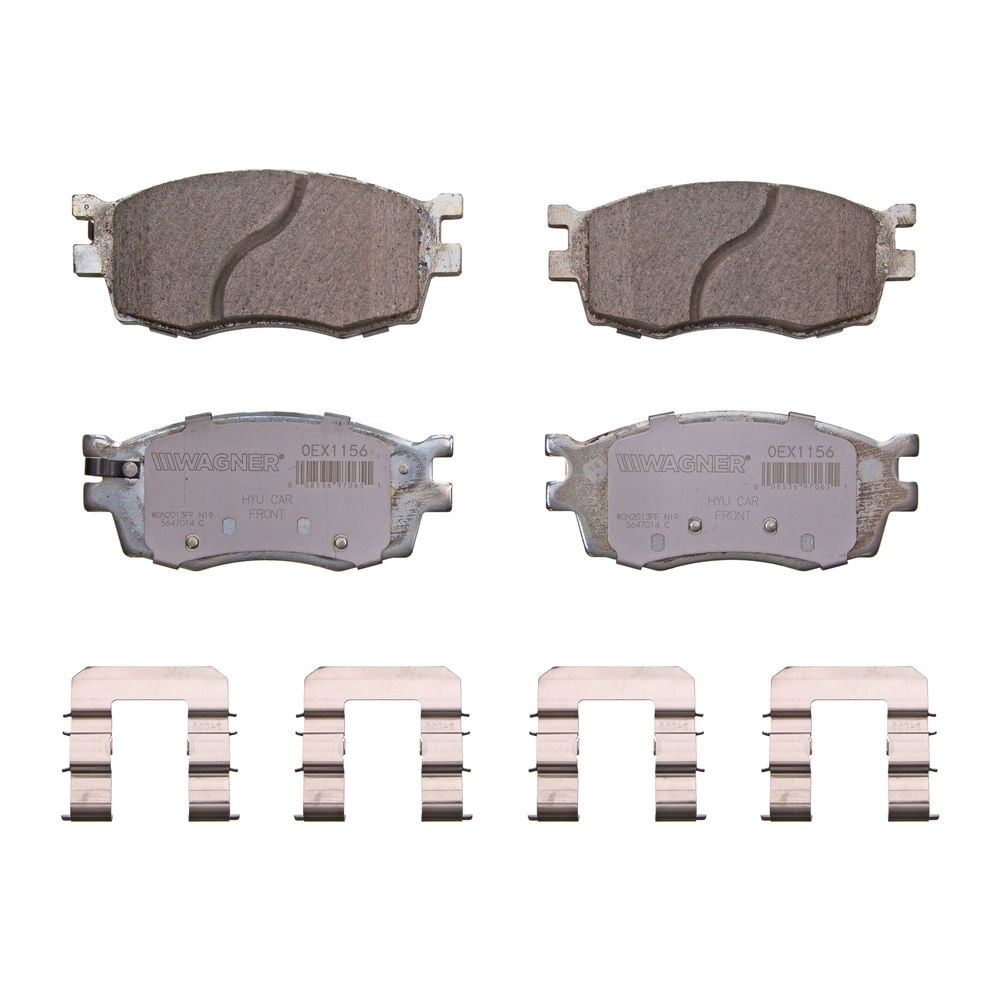 Disc Brake Pad Set Fits select: 2006-2011 HYUNDAI ACCENT, 2006-2011 KIA RIO
