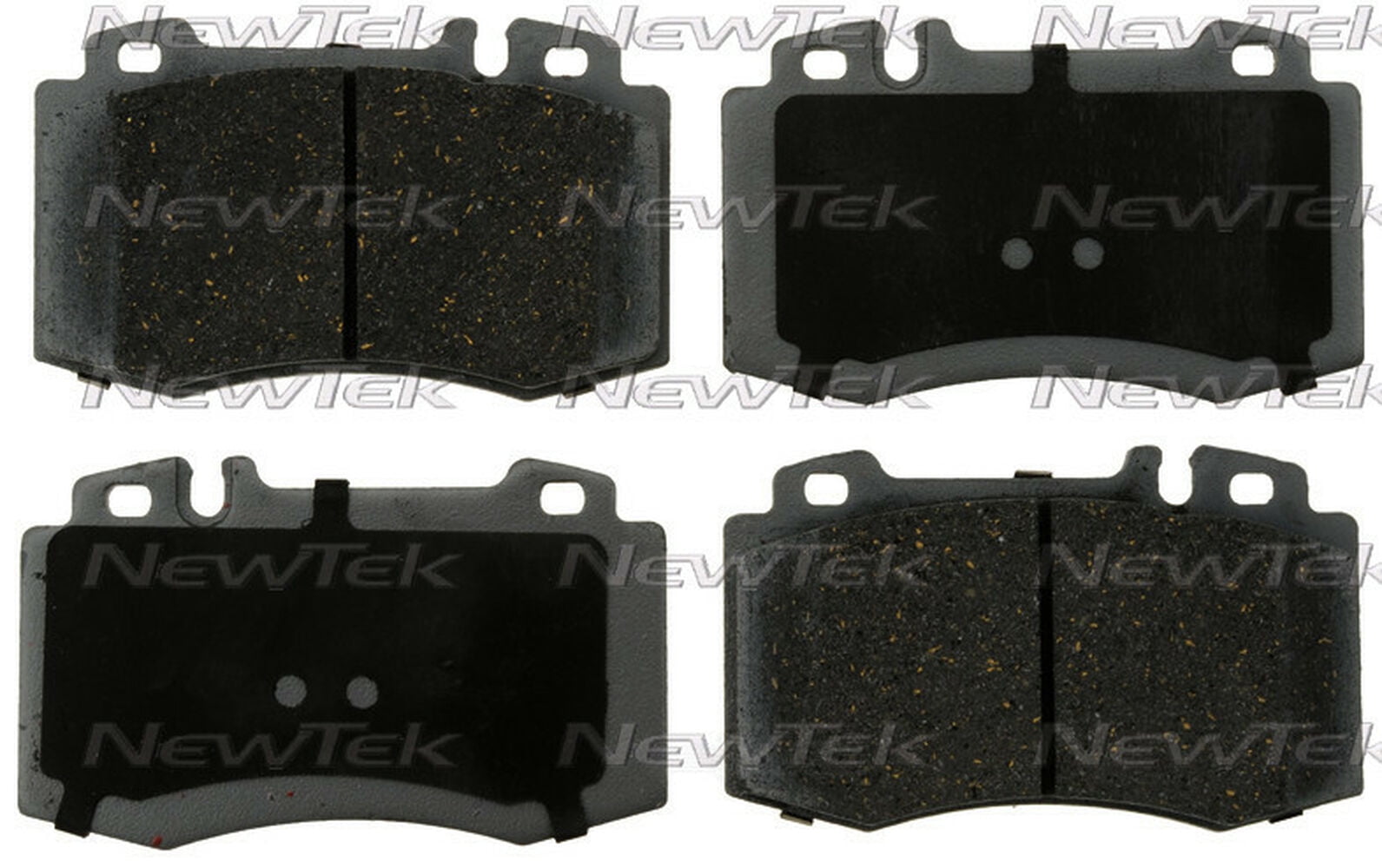 NewTek Automotive Shimmed Velocity Plus Semi-Metallic Disc Brake Pad for MERCEDES-BENZ