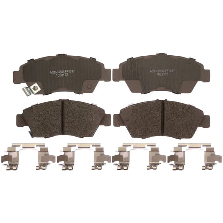 Disc Brake Pad Set Fits select: 2007-2008 HONDA FIT, 1994-1995 HONDA CIVIC EX