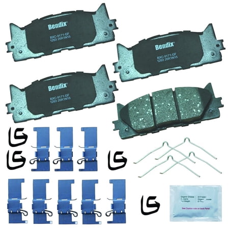 Disc Brake Pad Set Fits select: 2007-2017 TOYOTA CAMRY, 2007-2018 LEXUS ES