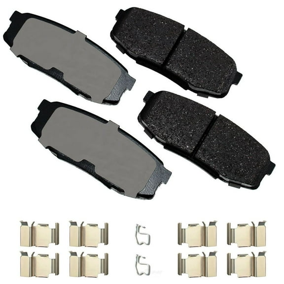 Disc Brake Pad Set Fits select: 2007-2021 TOYOTA TUNDRA, 2008-2022 TOYOTA SEQUOIA