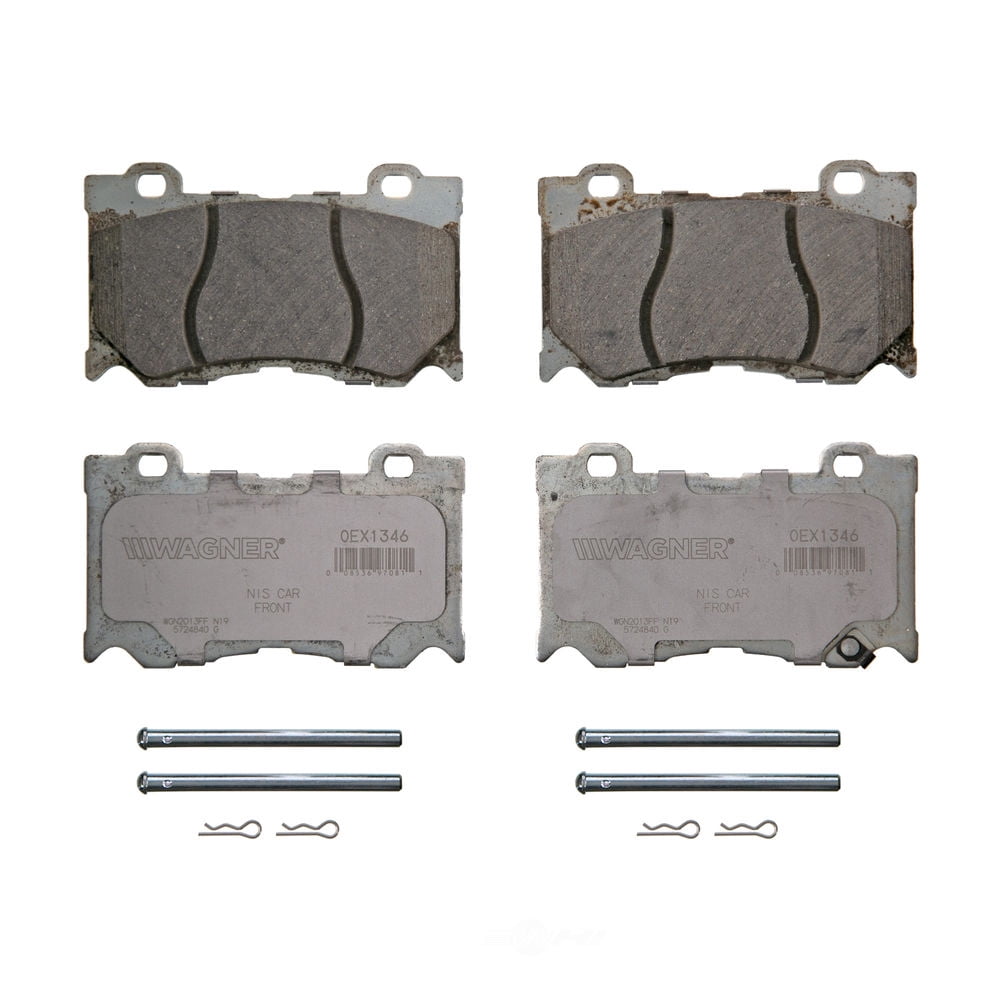 Disc Brake Pad Set Fits select: 2008-2013 INFINITI G37, 2014-2015 INFINITI Q50 BASE/PREMIUM/SPORT