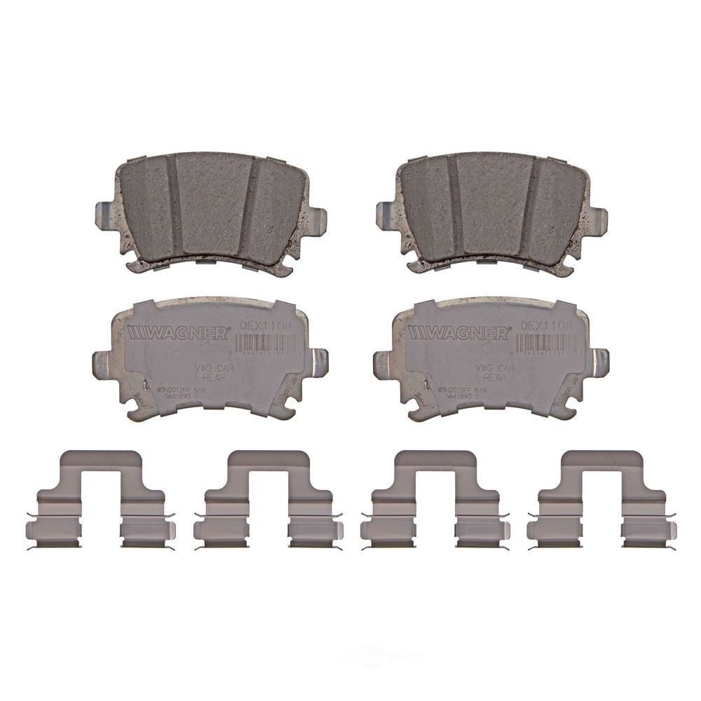 Disc Brake Pad Set Fits select: 2009-2010,2013 VOLKSWAGEN JETTA