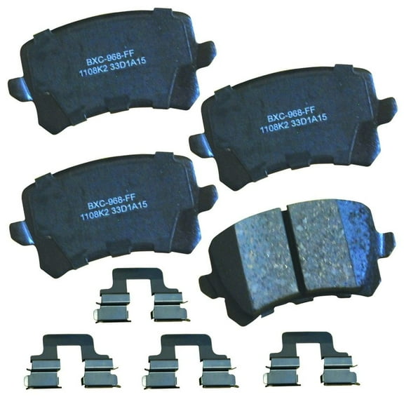 Disc Brake Pad Set Fits select: 2009-2011 VOLKSWAGEN JETTA, 2009-2017 VOLKSWAGEN TIGUAN