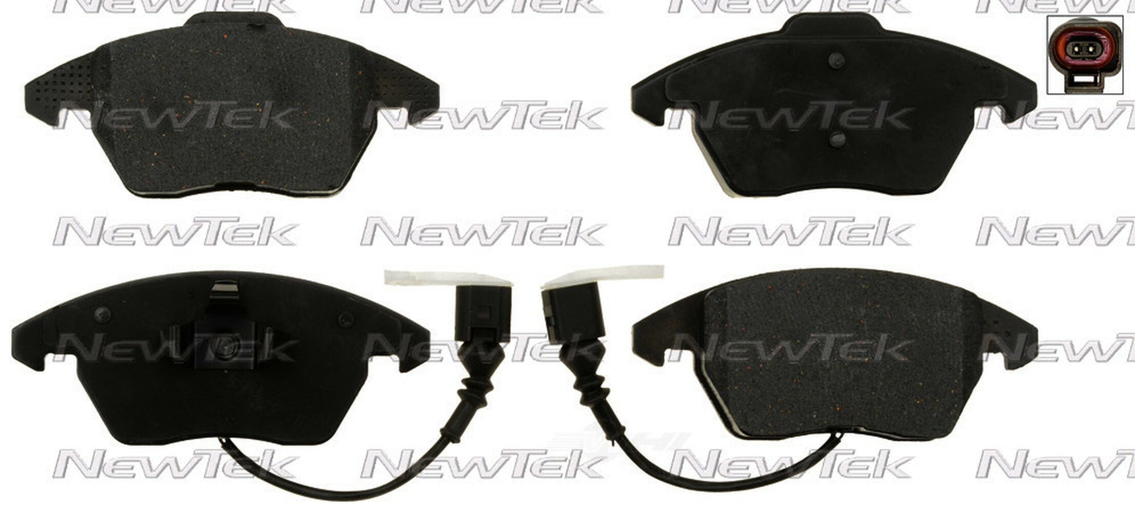 Disc Brake Pad Set Fits select: 2009-2012,2015-2018 VOLKSWAGEN JETTA
