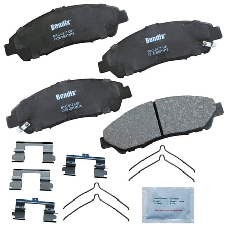 Disc Brake Pad Set Fits select: 2009-2015 HONDA PILOT, 2018 CHEVROLET TRAVERSE