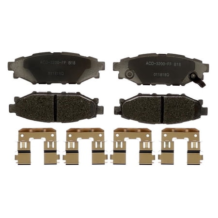 Disc Brake Pad Set Fits select: 2009-2018 SUBARU FORESTER, 2016-2023 SUBARU CROSSTREK