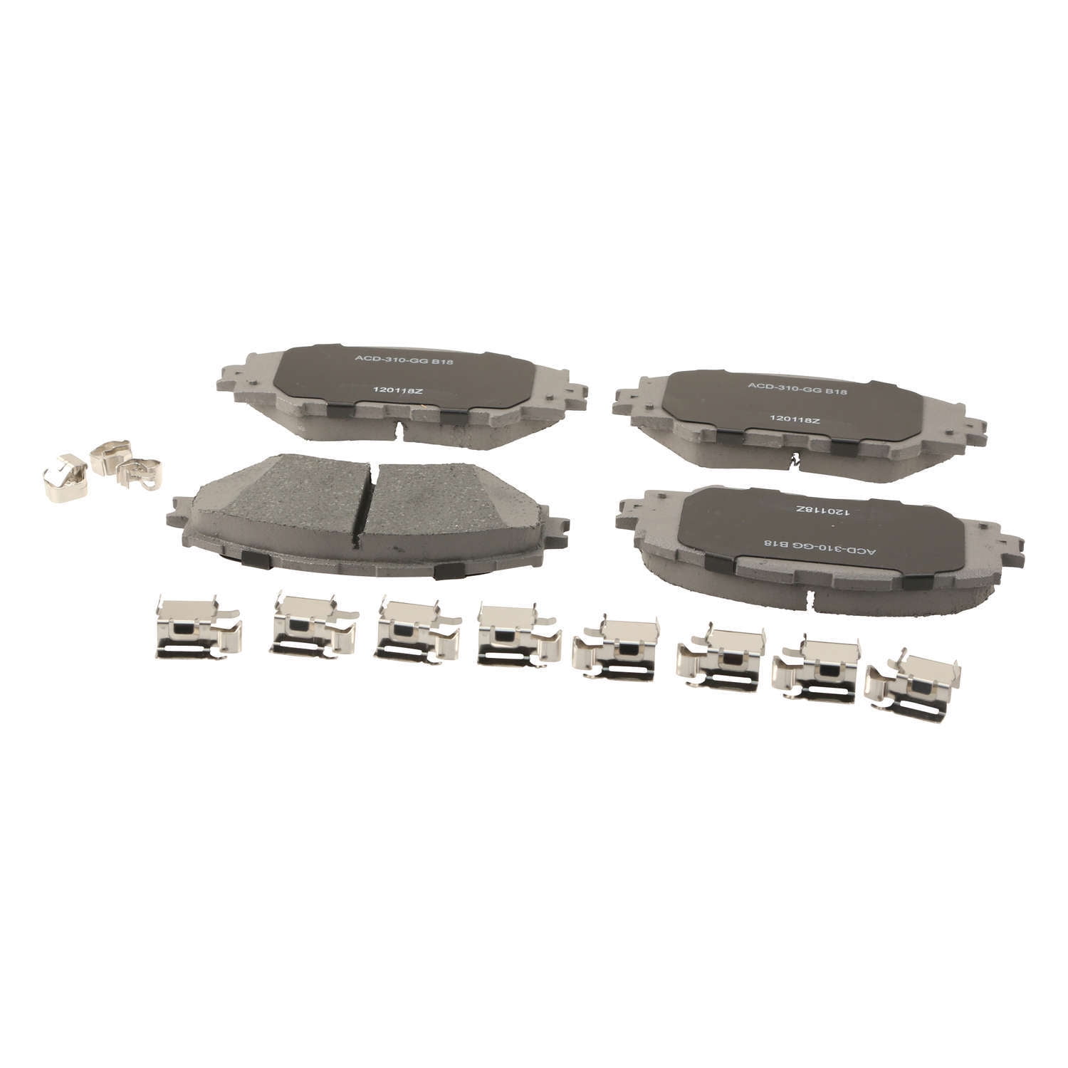 Disc Brake Pad Set Fits select: 2009-2019 TOYOTA COROLLA, 2013-2018 ...