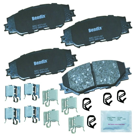 Disc Brake Pad Set Fits select: 2009-2019 TOYOTA COROLLA, 2013-2018 TOYOTA RAV4 LE