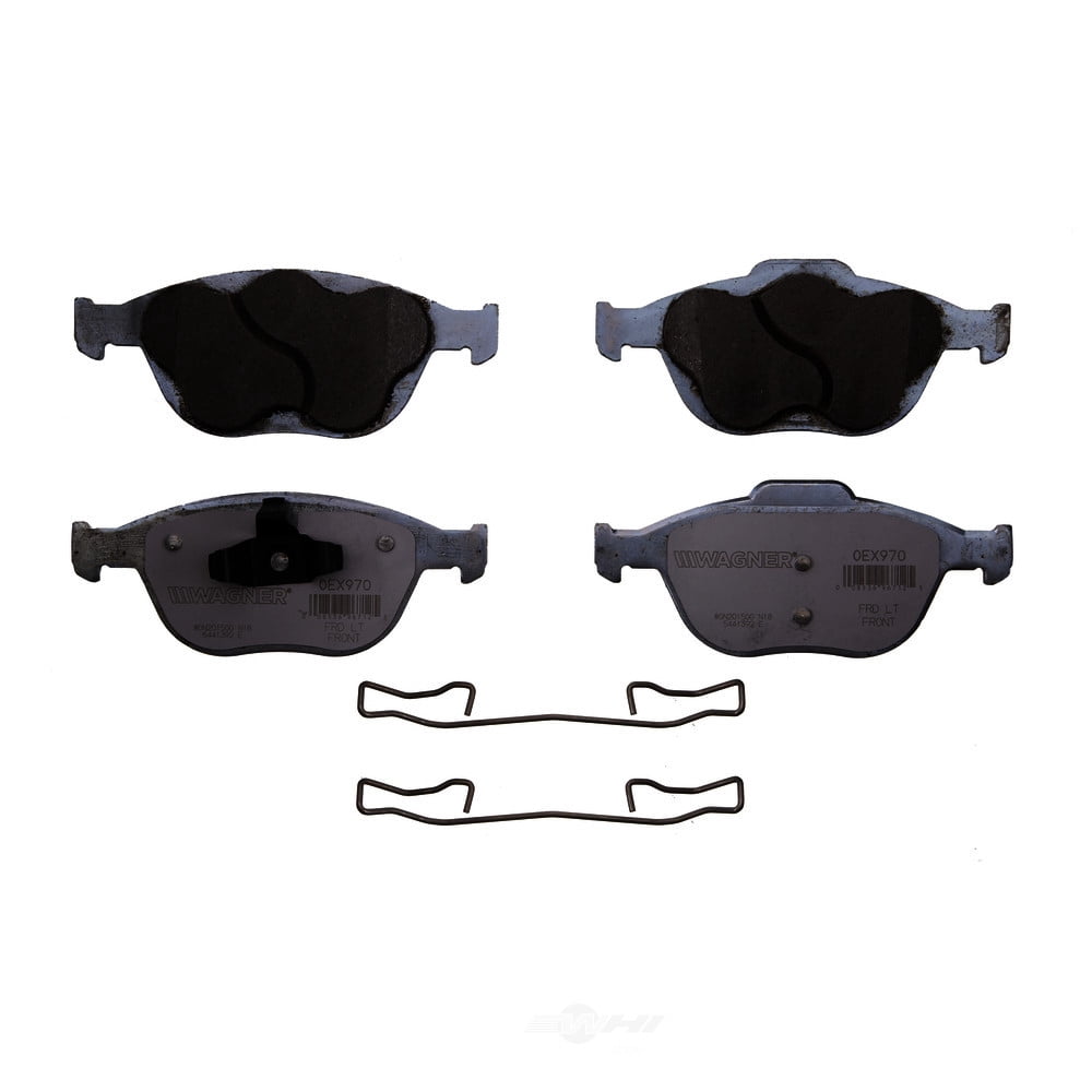 Disc Brake Pad Set Fits select: 2010-2013 FORD TRANSIT CONNECT, 2002-2003 FORD FOCUS SVT