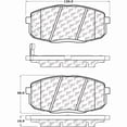 thumbnail image 1 of Disc Brake Pad Set Fits select: 2010-2013 KIA FORTE, 1 of 2