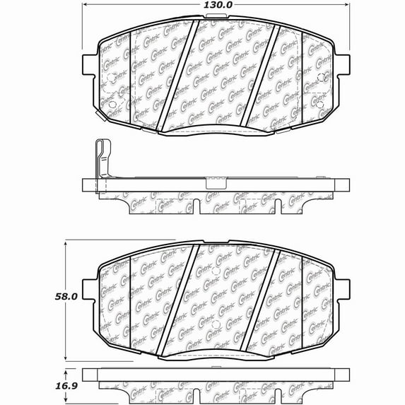 Disc Brake Pad Set Fits select: 2010-2013 KIA FORTE