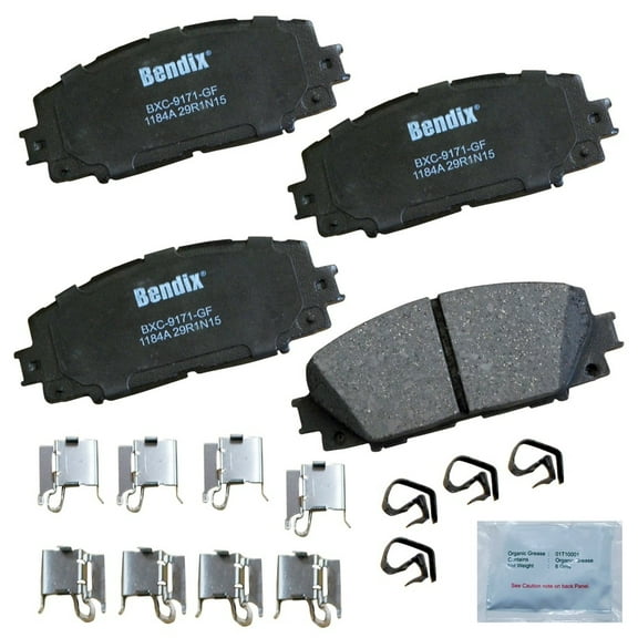 Disc Brake Pad Set Fits select: 2010-2016,2018-2020 TOYOTA PRIUS