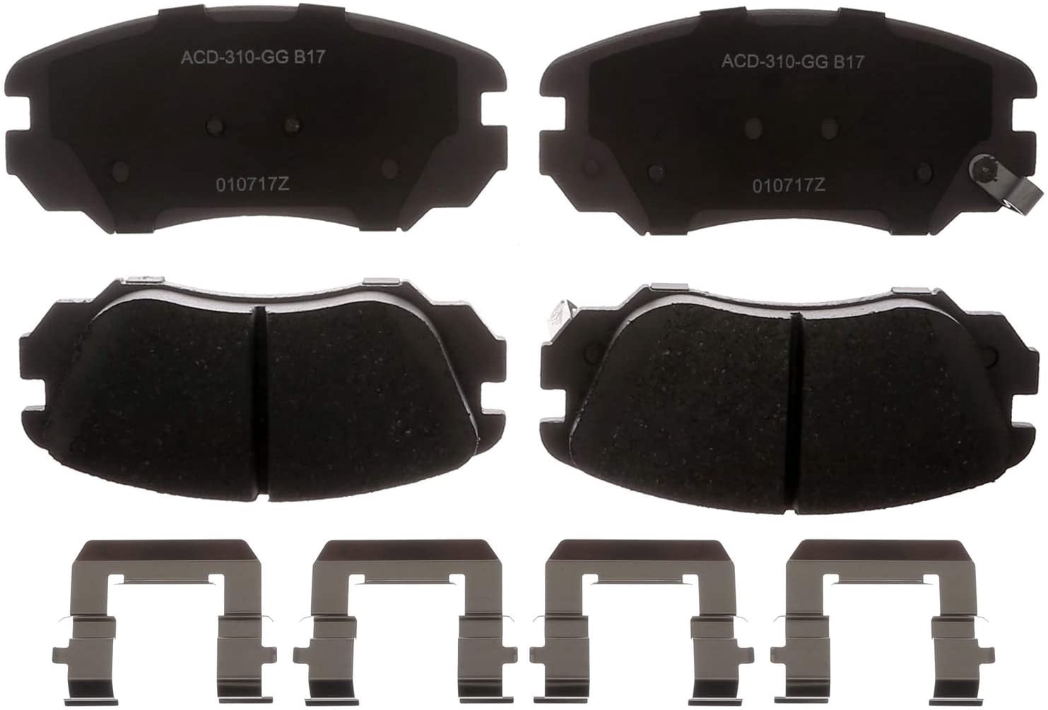 Disc Brake Pad Set Fits select: 2010-2017 CHEVROLET EQUINOX, 2013-2015 CHEVROLET MALIBU