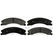 NewTek Automotive Shimmed Velocity Plus Semi-Metallic Disc Brake Pad for CHEVROLET, GMC