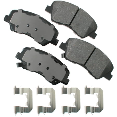 Disc Brake Pad Set Fits select: 2011-2017 HYUNDAI ACCENT, 2011-2017 KIA RIO