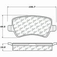 thumbnail image 1 of Disc Brake Pad Set Fits select: 2011-2018 VOLVO S60, 2010-2017 VOLVO XC60, 1 of 4