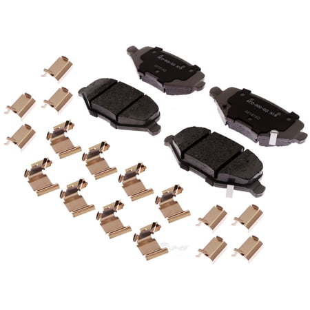 Disc Brake Pad Set Fits select: 2012-2016 CHRYSLER TOWN & COUNTRY, 2012-2016 DODGE GRAND CARAVAN