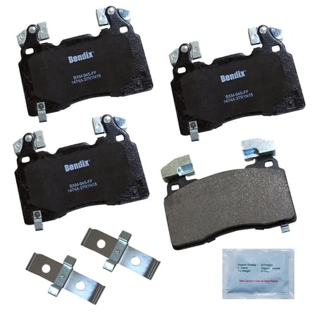 Disc Brake Pad Set Fits select: 2012-2016 TESLA MODEL S, 2015 CHEVROLET CORVETTE STINGRAY 2LT