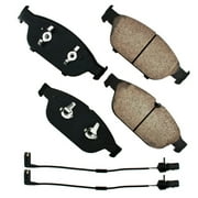 Disc Brake Pad Set Fits select 2012-2018 AUDI A6, 2012-2018 AUDI A7