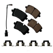 Disc Brake Pad Set Fits select 2012-2018 AUDI A6, 2012-2018 AUDI A7