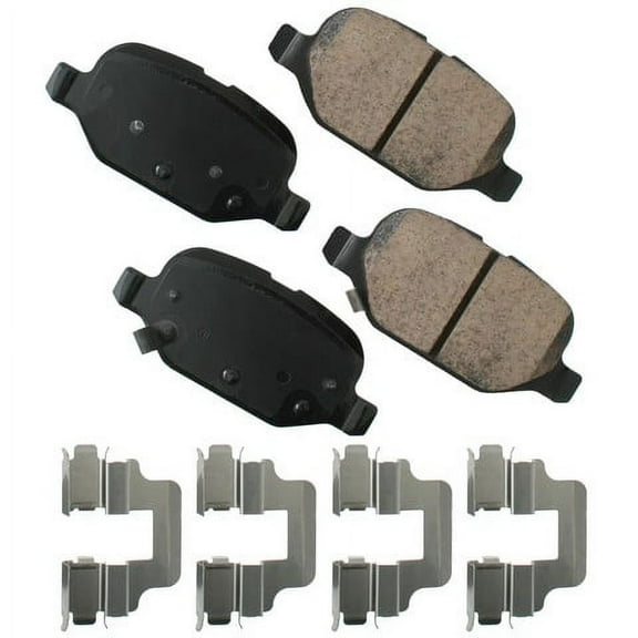 Disc Brake Pad Set Fits select: 2012-2019 FIAT 500