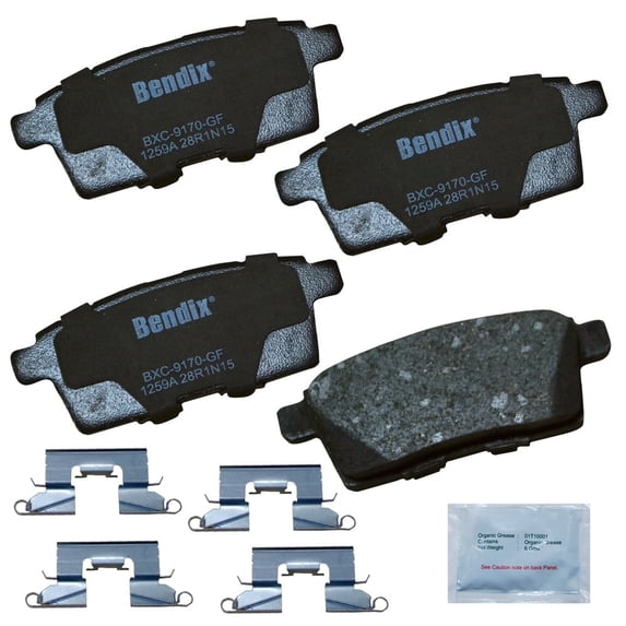 Disc Brake Pad Set Fits select: 2012 MAZDA CX-9
