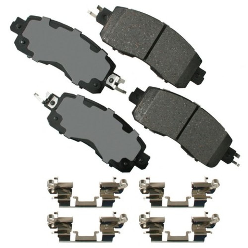 AKEBONO PRO-ACT Disc Brake Pad Set Fits select: 2013-2023 NISSAN ALTIMA, 2014-2017 NISSAN LEAF
