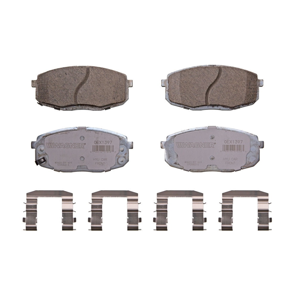 Disc Brake Pad Set Fits select: 2014-2016 KIA SOUL, 2010-2013 KIA FORTE
