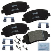 Disc Brake Pad Set Fits select 2014-2018 JEEP CHEROKEE