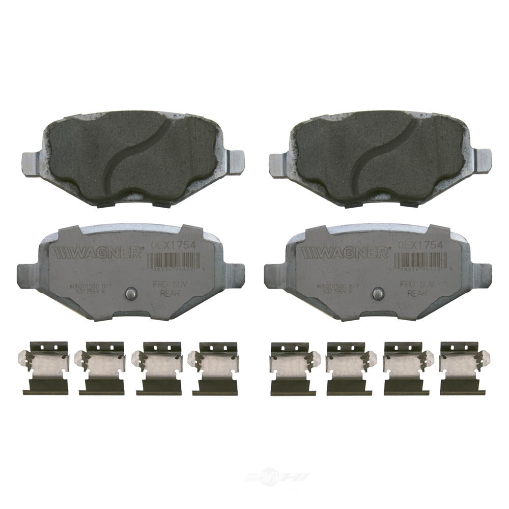 Disc Brake Pad Set Fits select: 2014-2019 FORD EXPLORER, 2013-2014 FORD EDGE