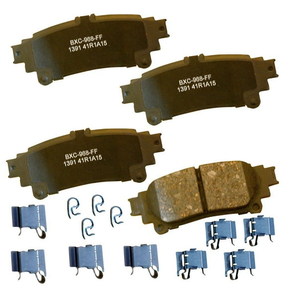 Disc Brake Pad Set Fits select: 2014-2019 TOYOTA HIGHLANDER, 2011-2020 TOYOTA SIENNA