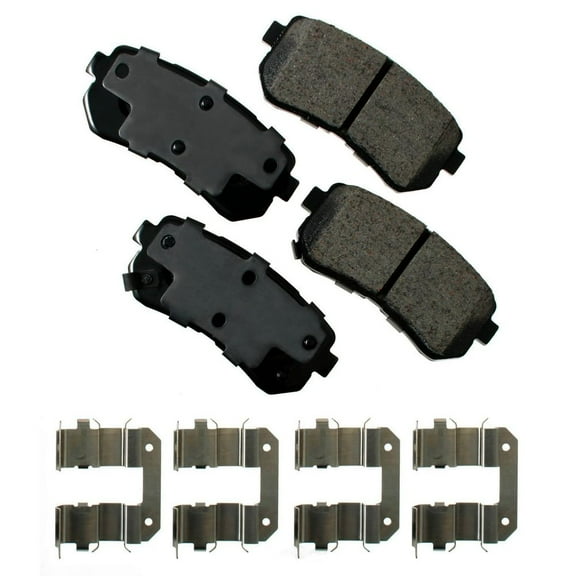 Disc Brake Pad Set Fits select: 2015-2019 HYUNDAI SONATA, 2016-2020 KIA OPTIMA