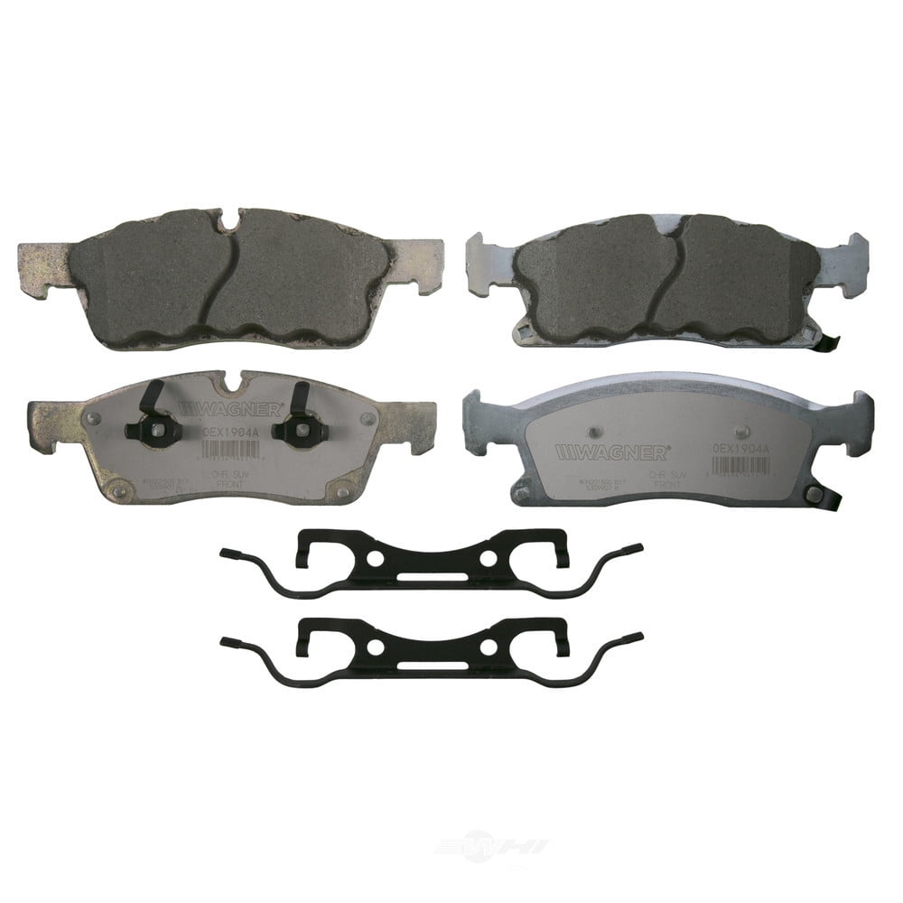 Disc Brake Pad Set Fits select: 2016-2018 JEEP GRAND CHEROKEE, 2017-2019 DODGE DURANGO