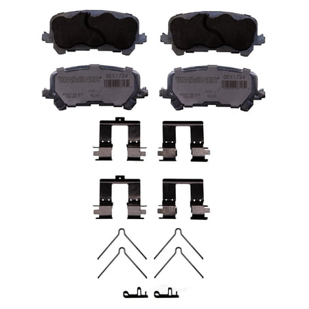Disc Brake Pad Set Fits select: 2016-2020 HONDA PILOT, 2014-2016 ACURA MDX