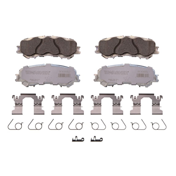 Disc Brake Pad Set Fits select: 2017-2019 NISSAN TITAN